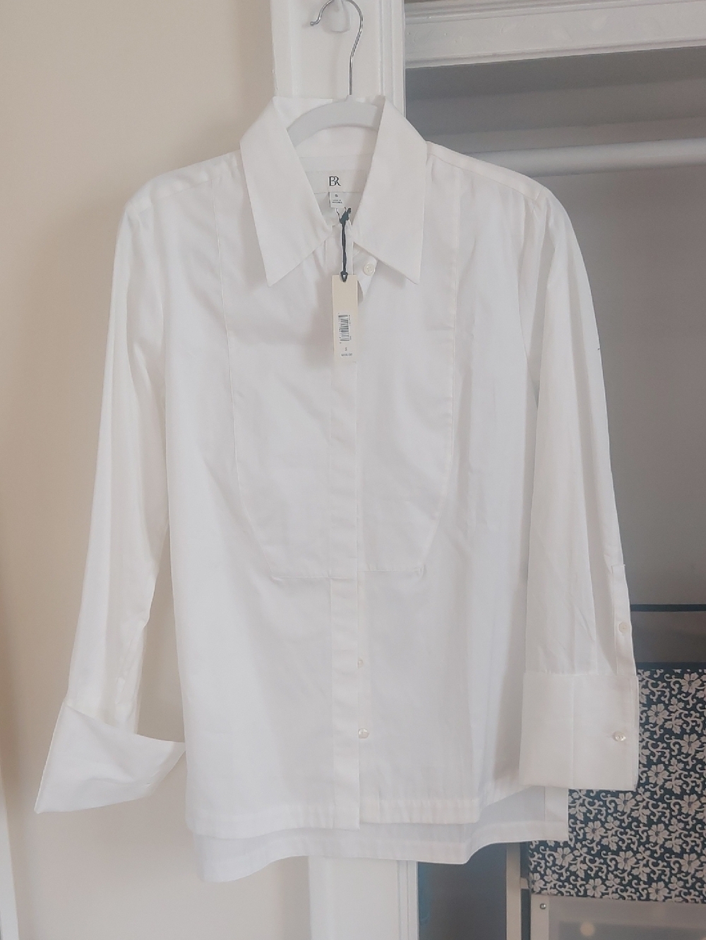 Banana Republic White Women's Dress Shirt